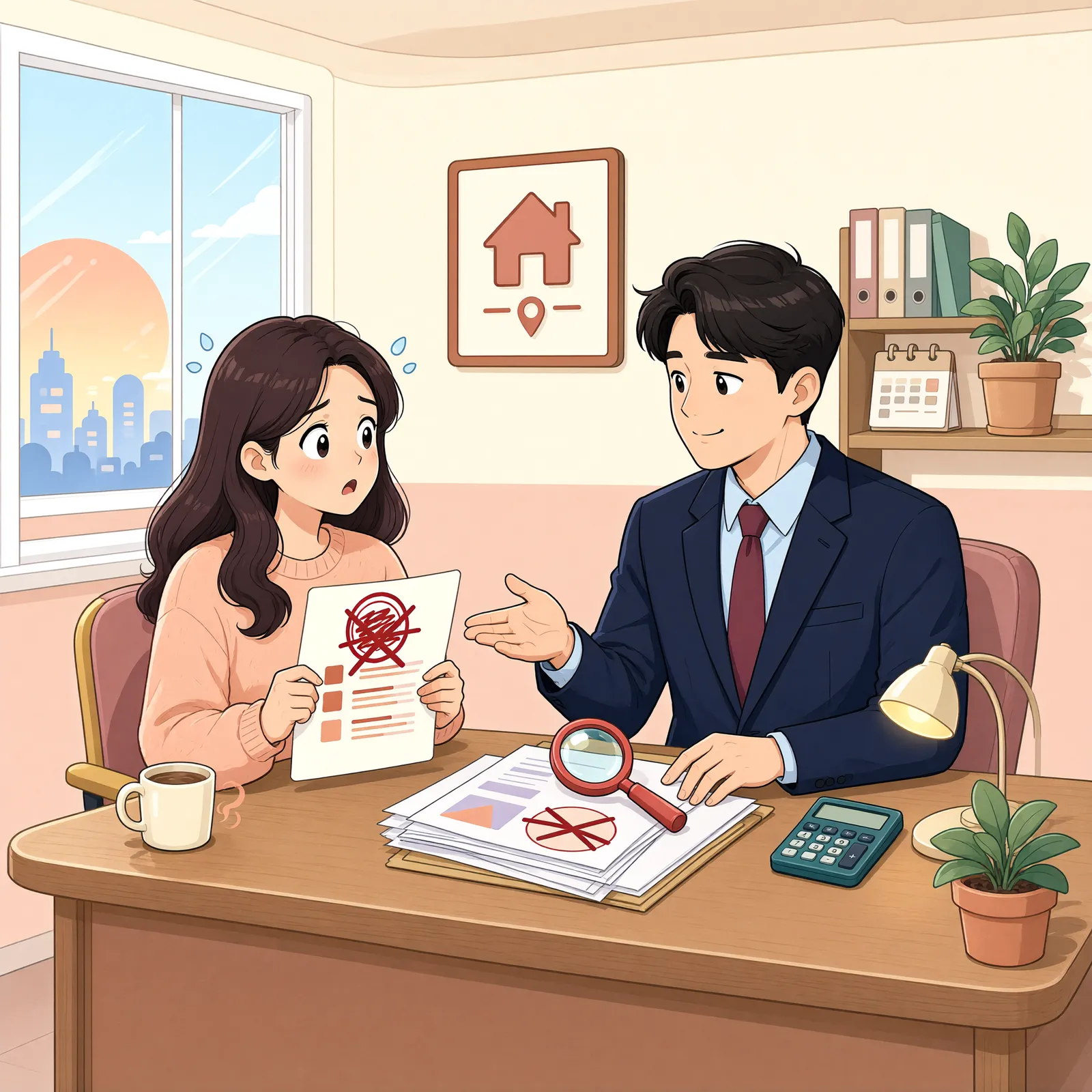 「등기부에서 사라진 가압류, 경매로도 되살릴 수 있을까」 상황을 그린 삽화