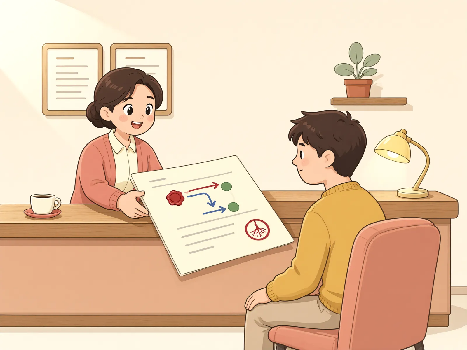 「채권 일부를 넘겨받았는데, 근저당권도 따라올까?」 상황을 그린 삽화