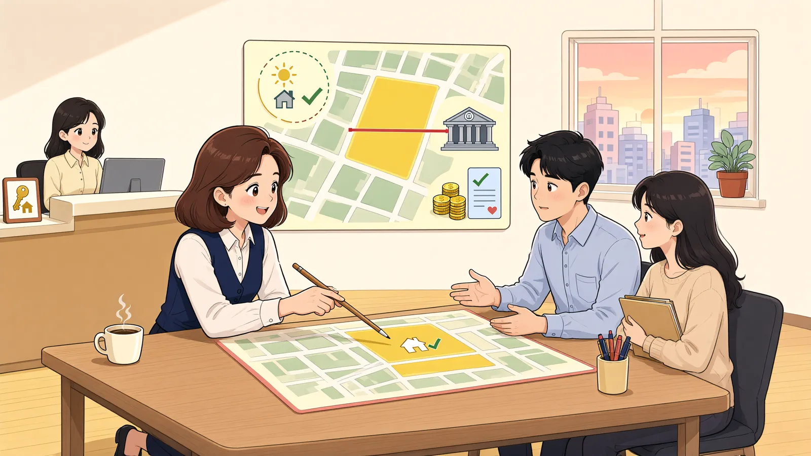 「20년 점유한 땅, 수용보상금도 바로 받을 수 있을까」 상황을 그린 삽화