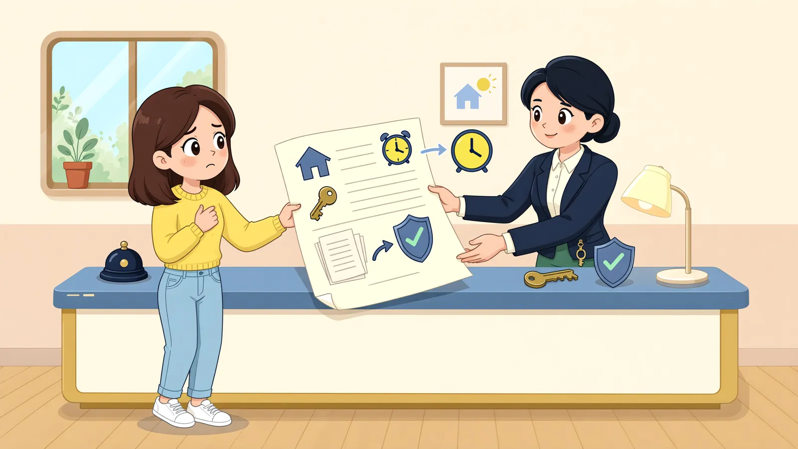 「취소는 제때, 등기 말소 청구는 뒤늦게 해도 될까」 상황을 그린 삽화