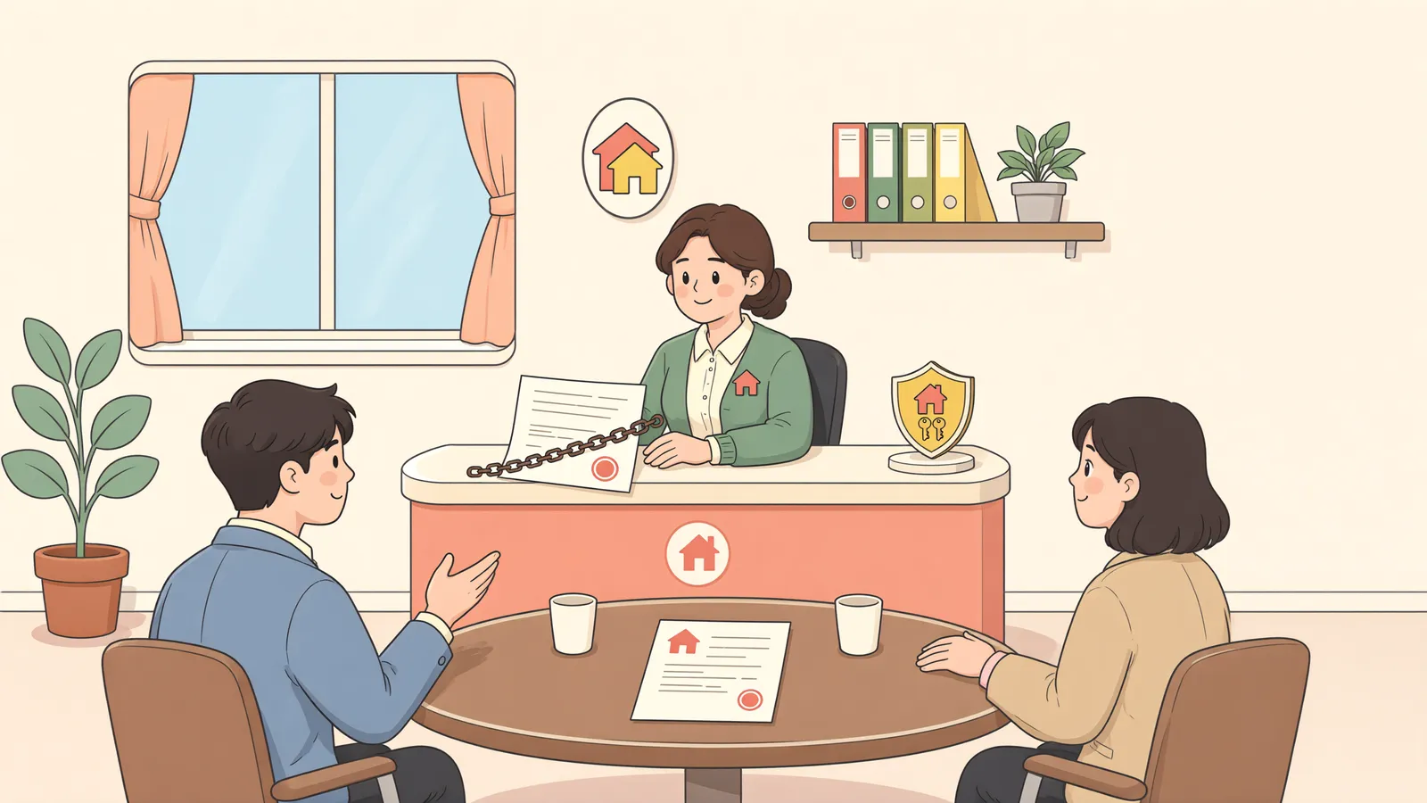 「질권해제 통지를 믿고 지급한 은행, 다시 갚아야 할까?」 상황을 그린 삽화