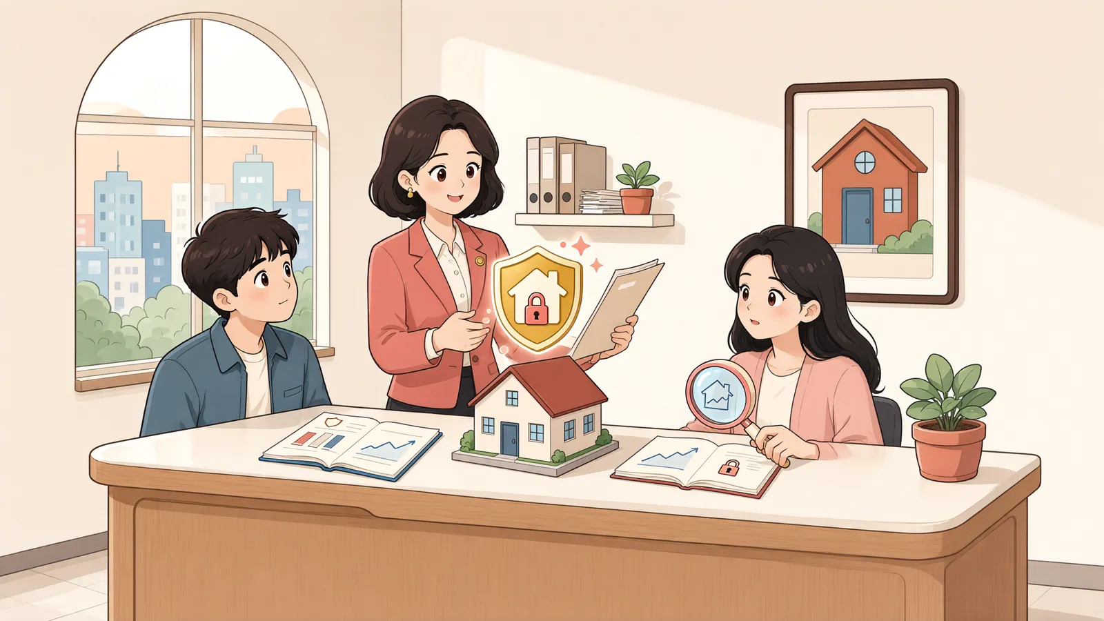 「근저당 빚을 갚으면 지상권도 사라질까」 상황을 그린 삽화