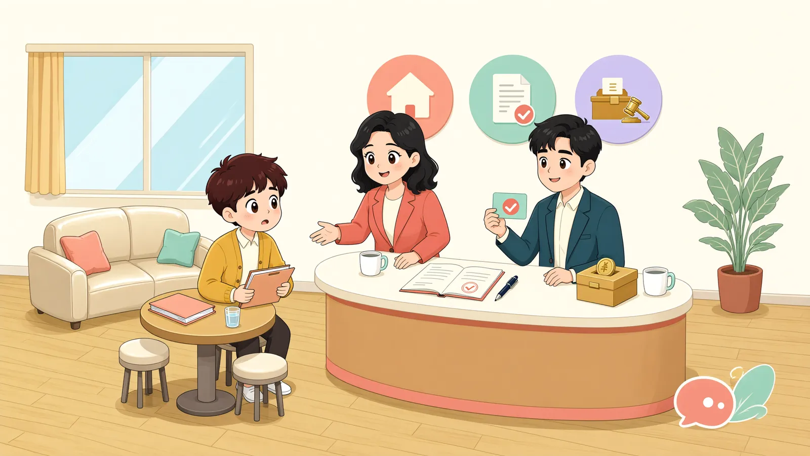 「임대료채권에 가압류가 들어왔다면, 임차인은 얼마를 공탁할 수 있을까」 상황을 그린 삽화
