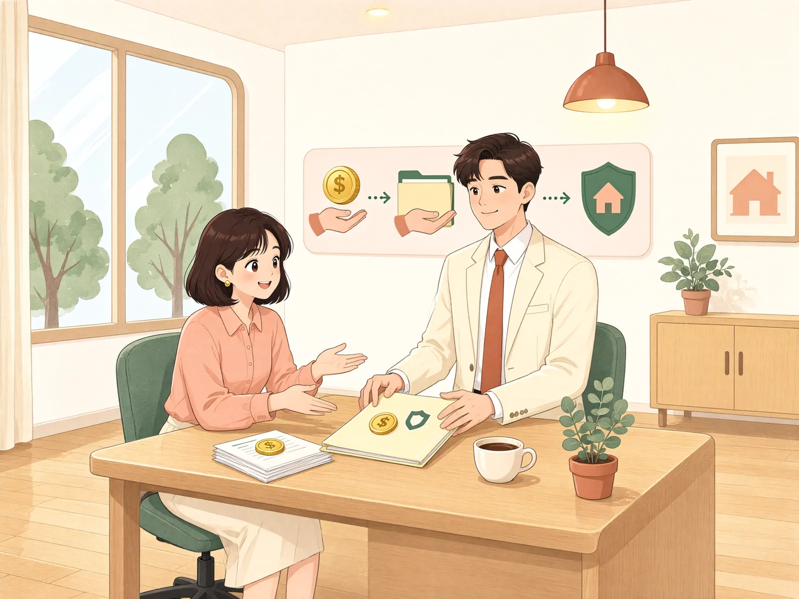 「보증금 양수인의 대위청구, 임대인이 무자력이 아니어도 가능할까」 상황을 그린 삽화