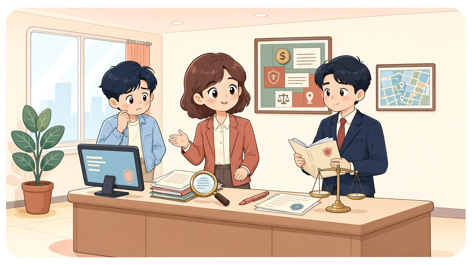 「의정활동비도 압류할 수 있을까?」 상황을 그린 삽화