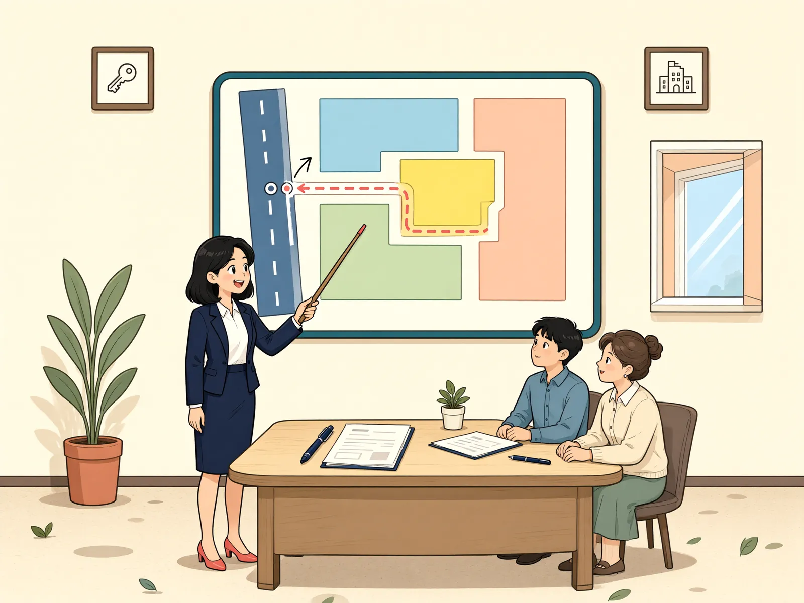 「관 옆을 지난다고 보상해야 할까?」 상황을 그린 삽화
