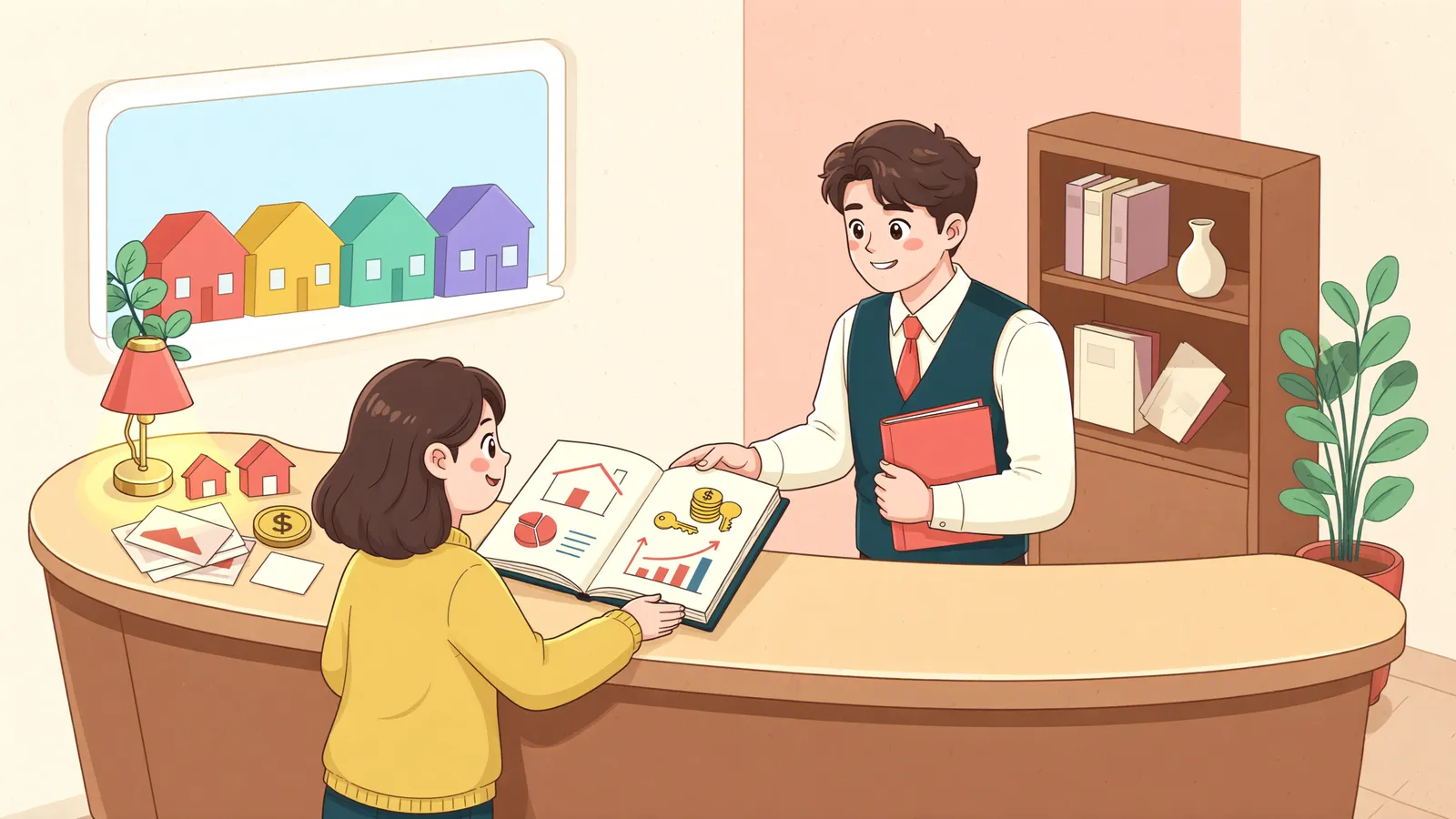 「폐업 앞둔 공방의 재고, 팔 때 기대한 이윤도 손실액에 넣을까」 상황을 그린 삽화