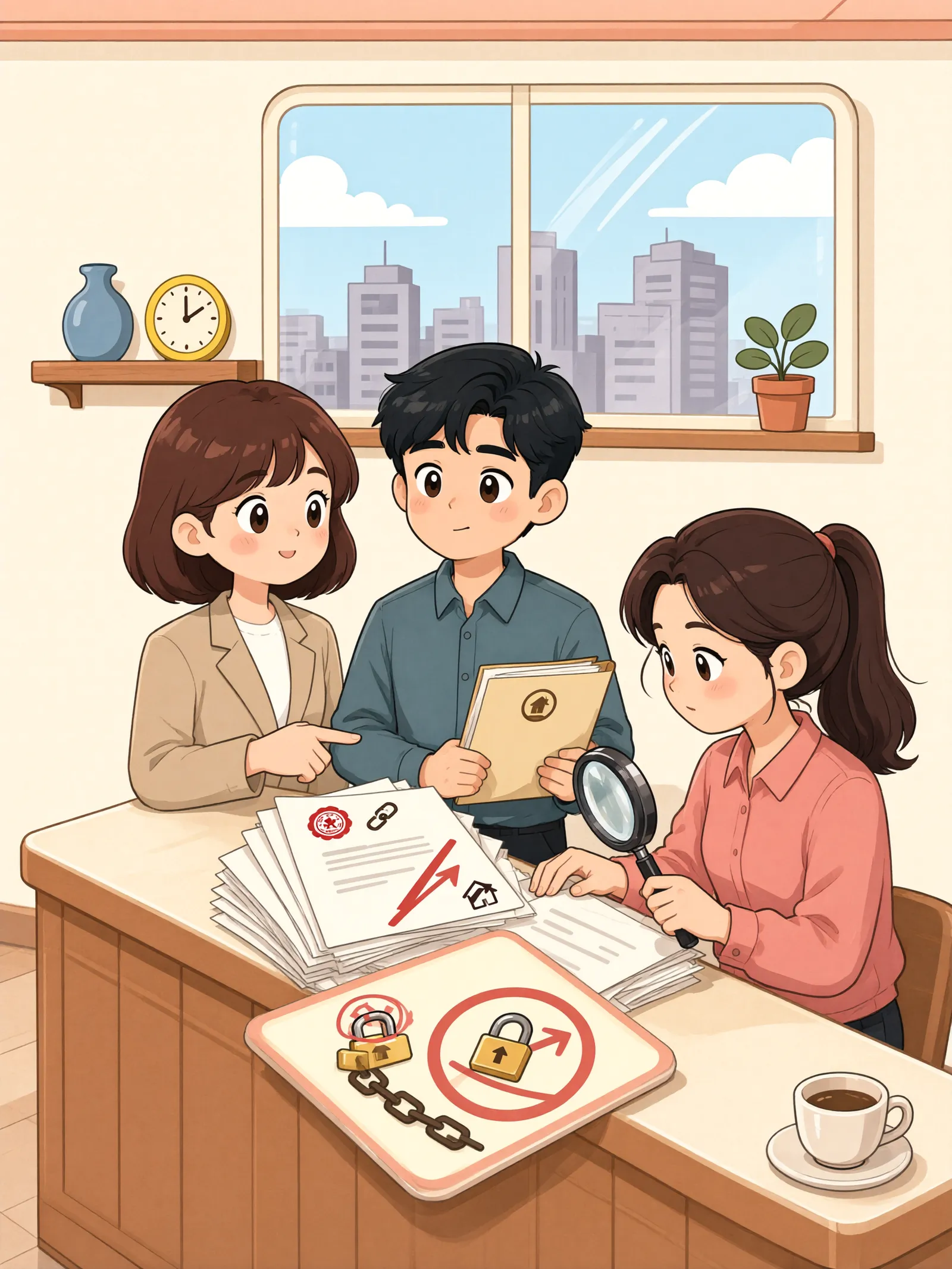 「가처분 뒤 시작된 경매, 저당권자는 먼저 배당받을 수 있을까」 상황을 그린 삽화