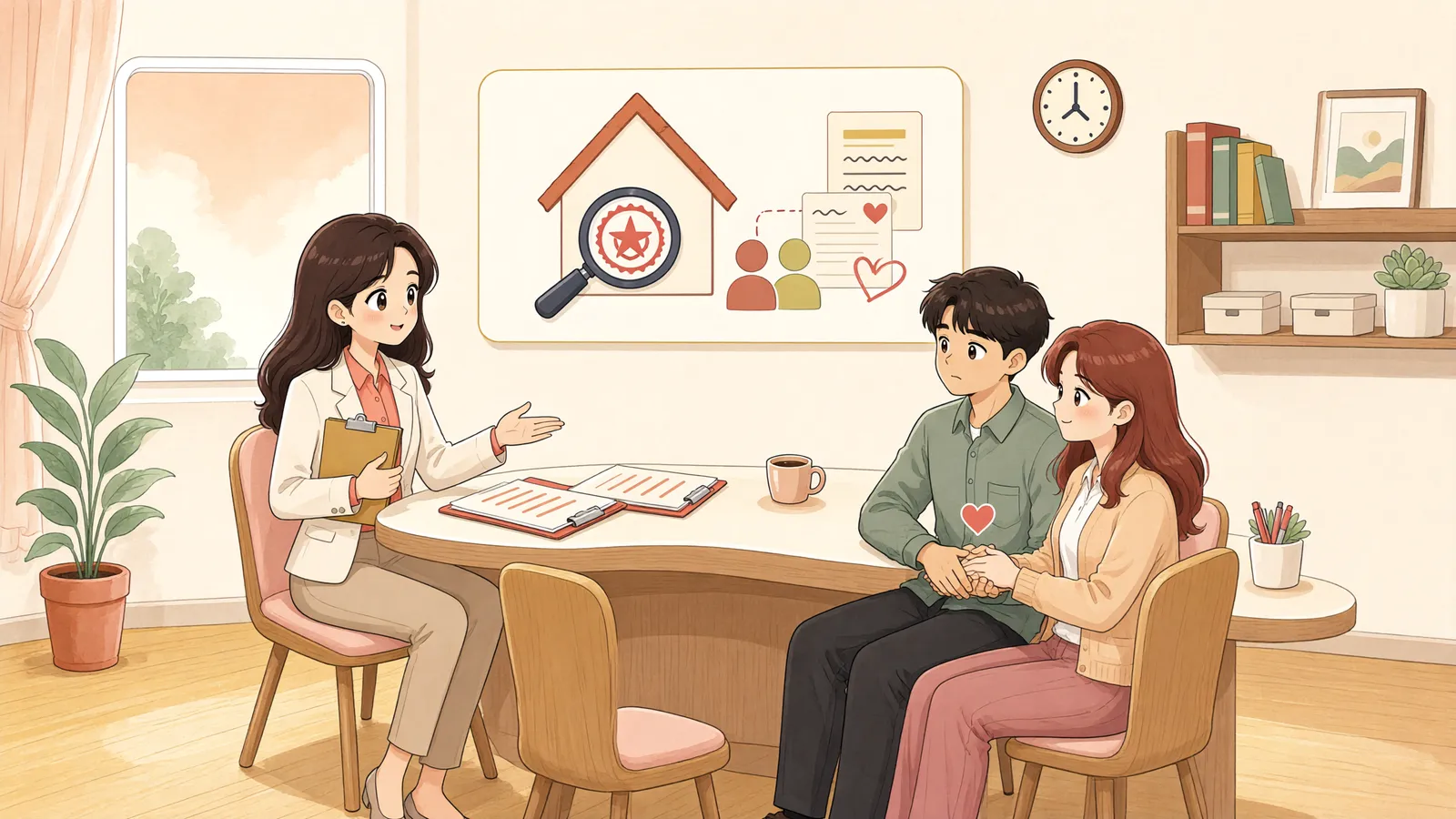 「혼인신고 없는 동거인의 가재도구, 강제집행할 수 있을까?」 상황을 그린 삽화