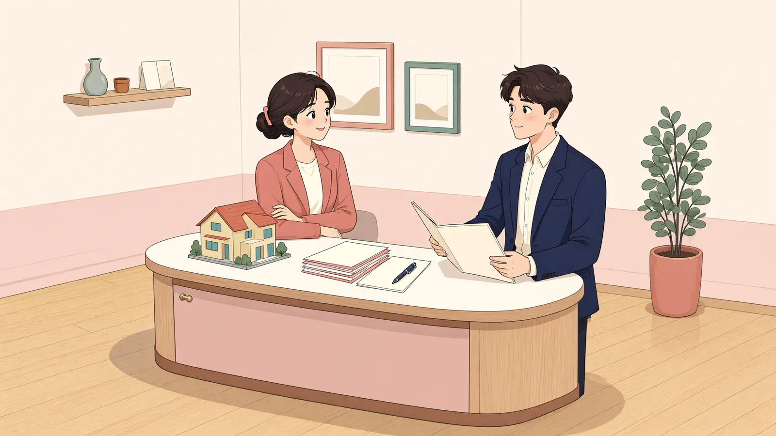 「경매 건물의 설비, 낙찰받으면 모두 내 것이 될까?」 상황을 그린 삽화