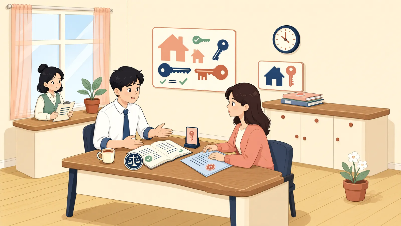 「직접 경매를 신청한 임차인, 배당요구를 놓쳤다면」 상황을 그린 삽화