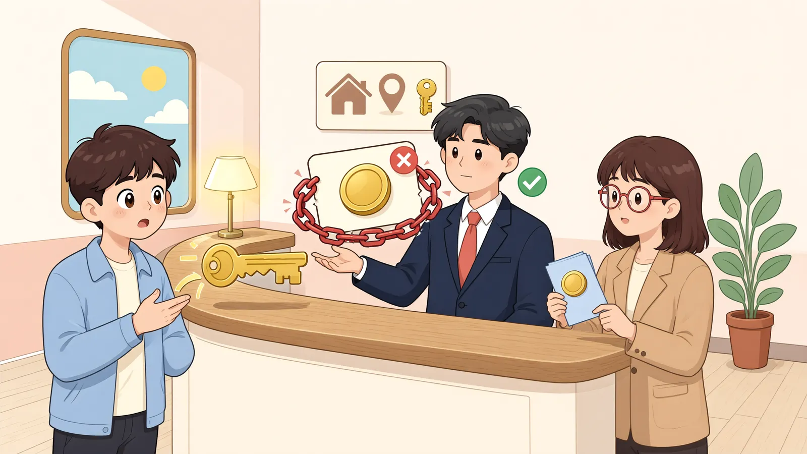 「확정판결까지 받았는데, 추심을 포기하면 누구에게 권리가 돌아갈까」 상황을 그린 삽화