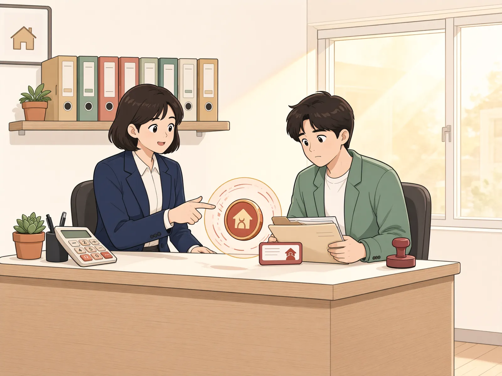 「개인회생 신청 뒤 한 곳에만 갚아도 불허가될까?」 상황을 그린 삽화