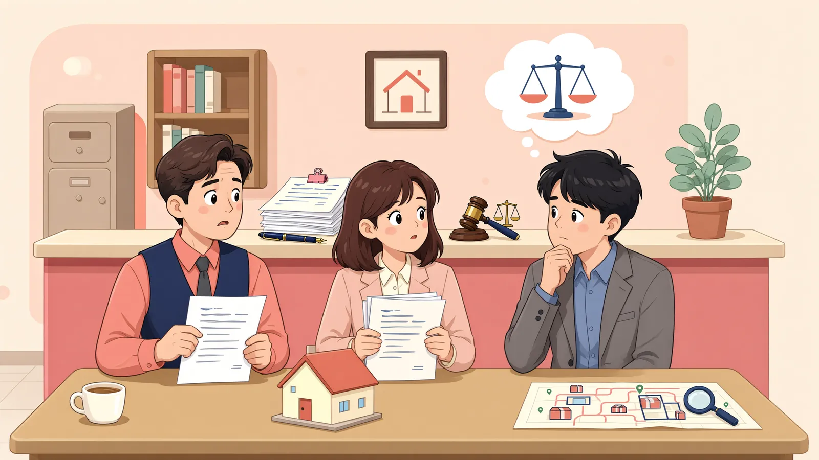 「전부명령 뒤에도 은행은 예금을 상계할 수 있을까」 상황을 그린 삽화