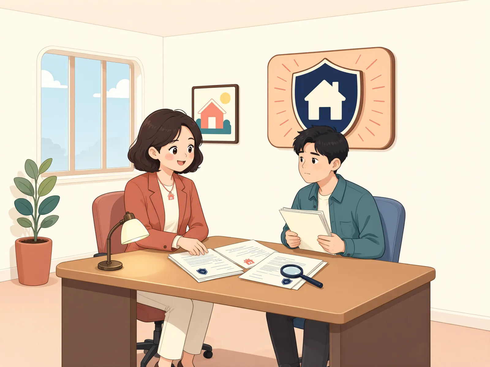「등기청구권을 압류해도 임차주택 경매 예외가 적용될까」 상황을 그린 삽화