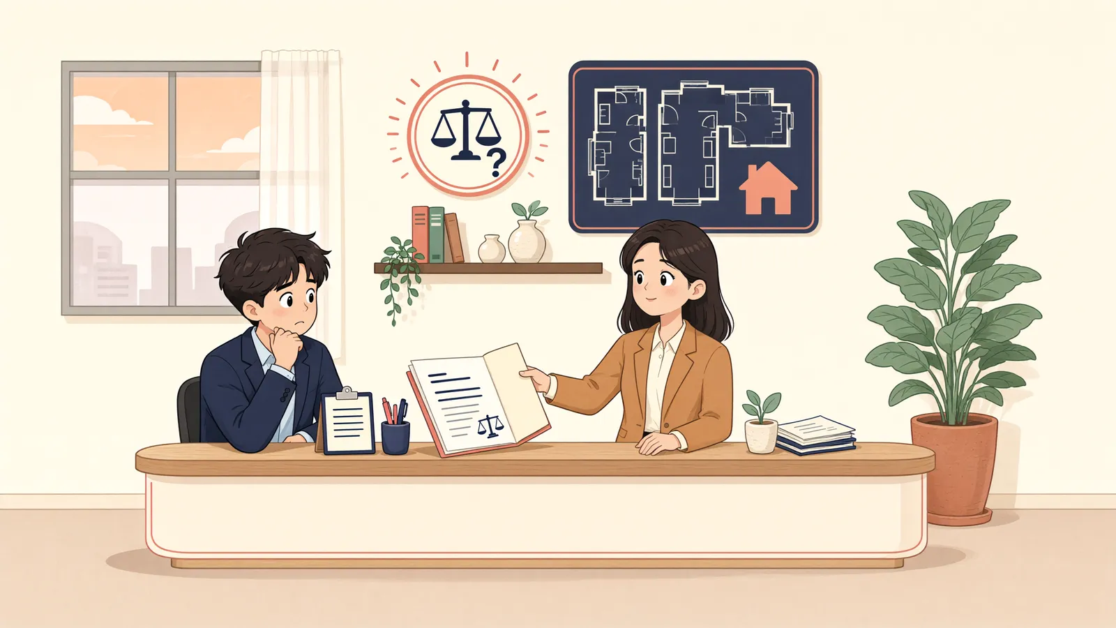 「면책 뒤에 나타난 누락 채권, 다시 파산하면 해결될까?」 상황을 그린 삽화