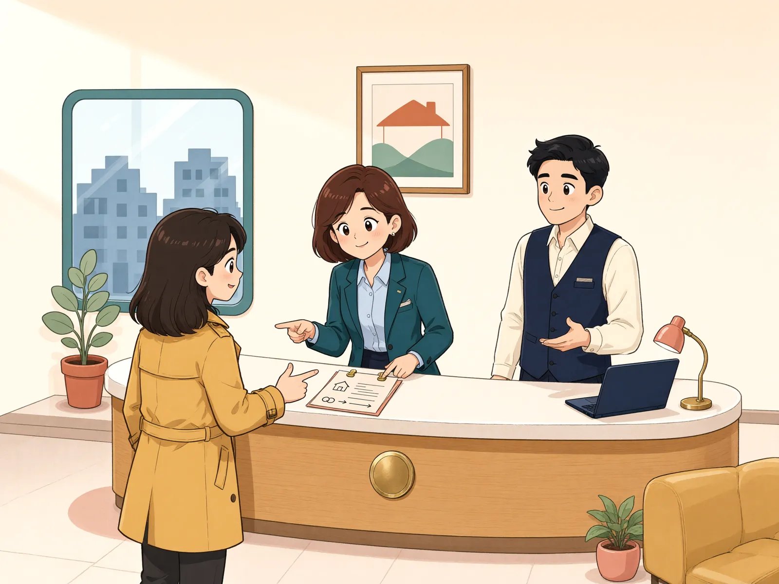 「첫 경매가 유찰됐다면, 동산 이중압류는 아직 가능할까」 상황을 그린 삽화