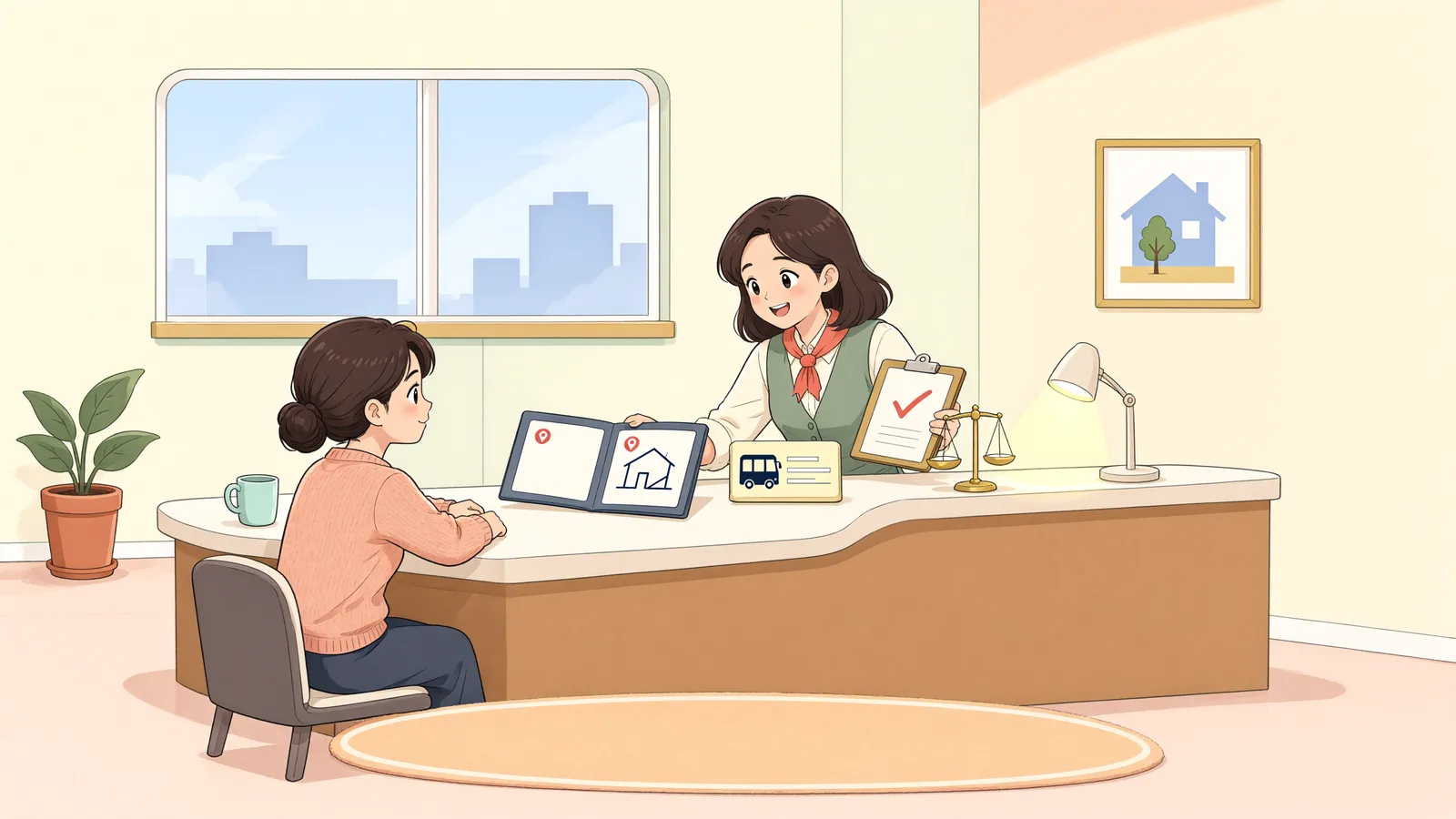 「면허만 되돌리면 재산이 보전될까」 상황을 그린 삽화