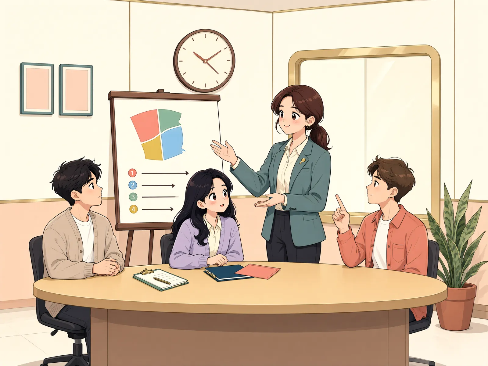 「공유자마다 다른 전 점유 기간, 달리 주장할 수 있을까」 상황을 그린 삽화