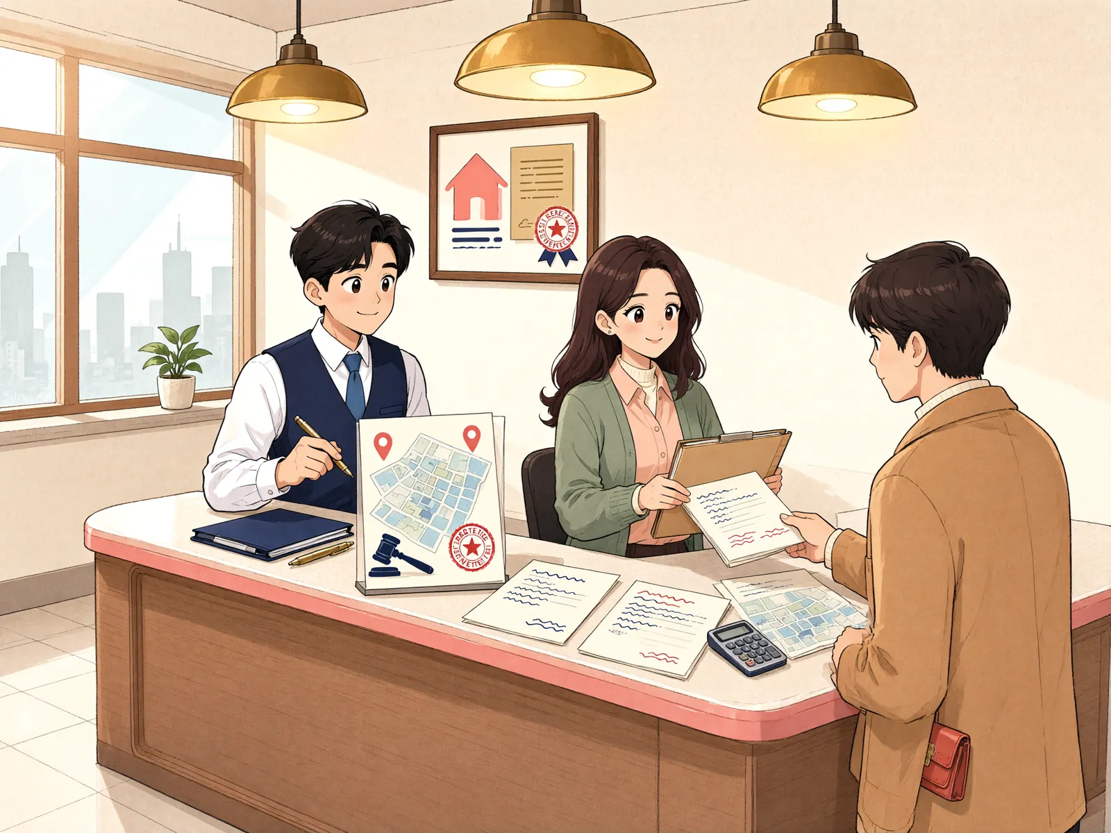 「집기류 가압류, 일부 공탁으로 풀 수 있을까?」 상황을 그린 삽화