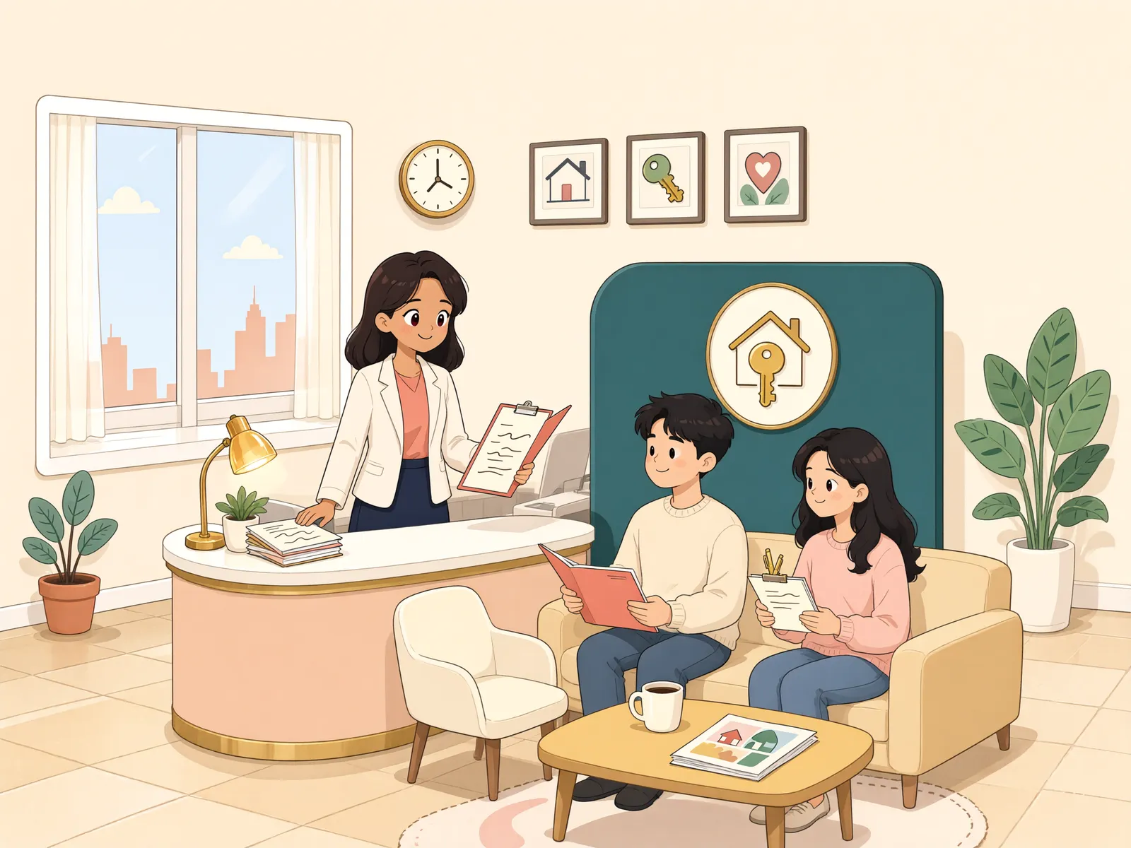「원금은 적고 이자는 빠뜨렸다면, 이자도 면책될까?」 상황을 그린 삽화
