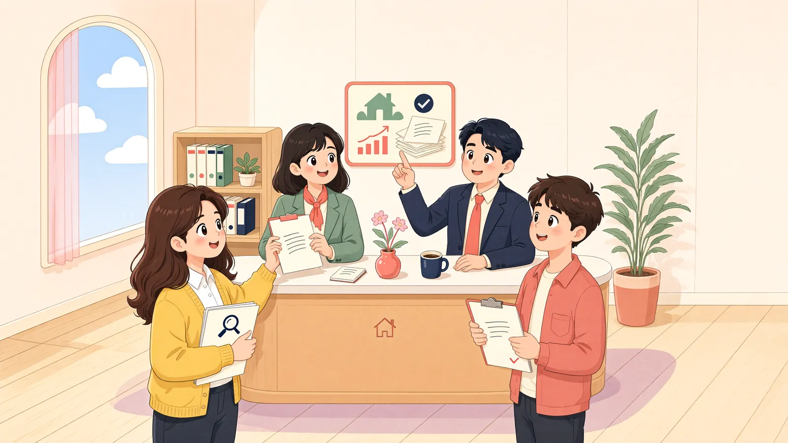 「이미 갚은 돈인데, 확정판결로 다시 집행할 수 있을까」 상황을 그린 삽화