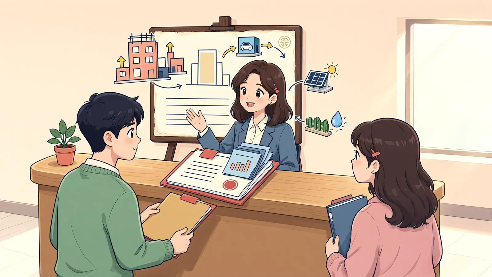 「발전소 터널 공사비, 취득세 과세표준에 넣어야 할까」 상황을 그린 삽화