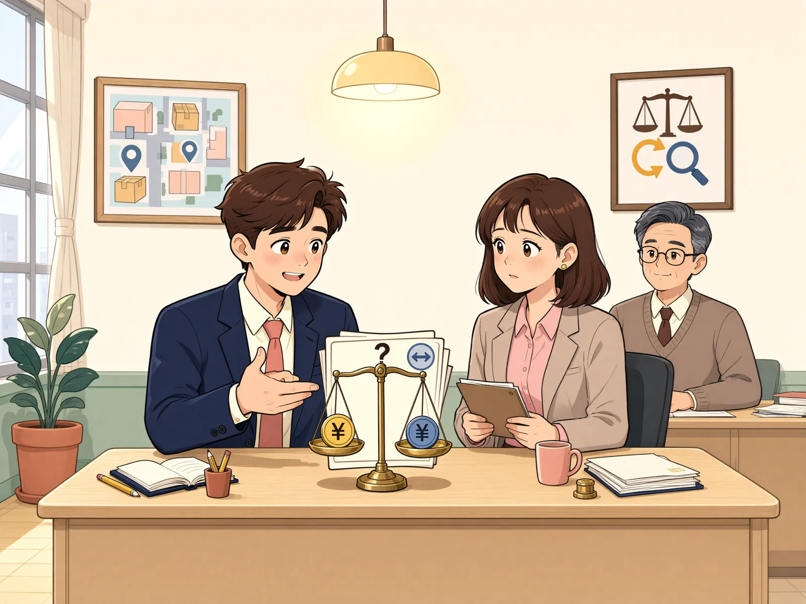 「반품한 공기청정기 대금으로 계좌가 압류됐다면」 상황을 그린 삽화