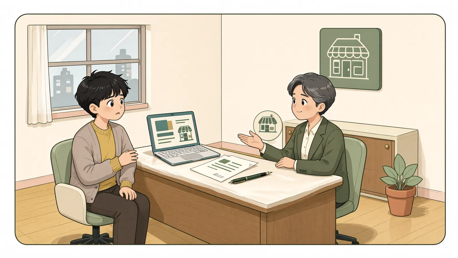 「새 계약서에 서명했어도, 인상분을 돌려받을 수 있을까」 상황을 그린 삽화