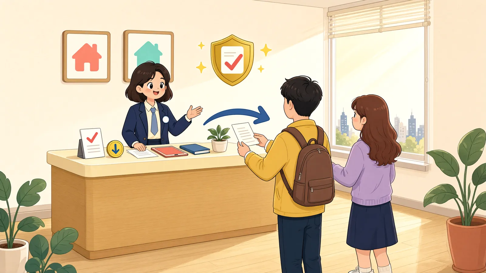 「임차권을 넘겨받은 뒤에도 우선변제권을 행사할 수 있을까?」 상황을 그린 삽화
