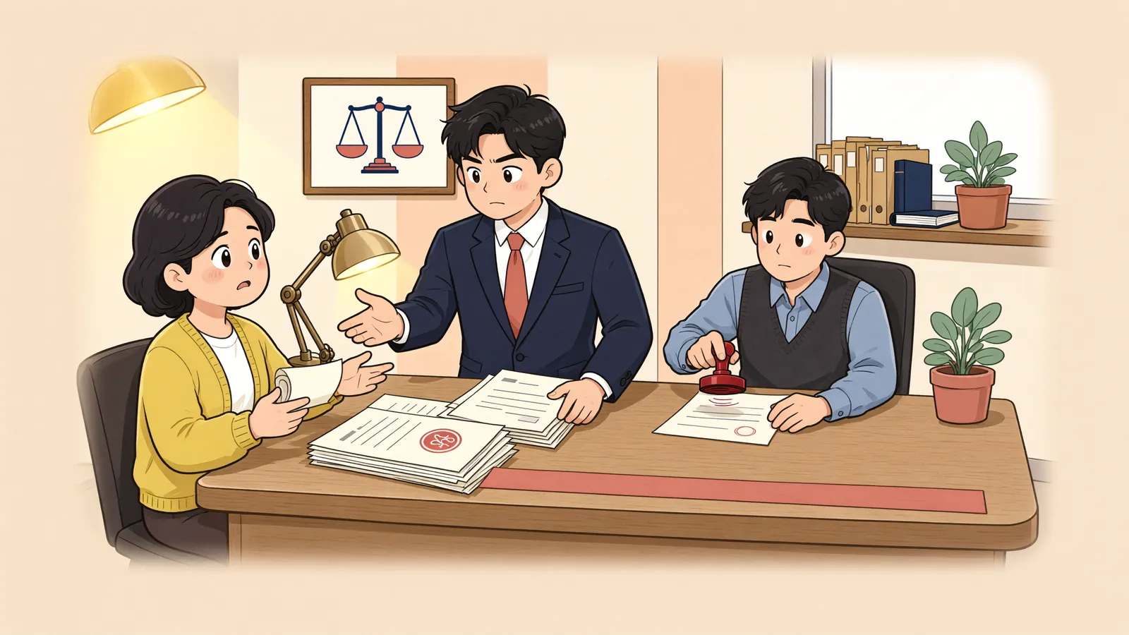 「사용승인 전 주택, 이주자택지에서 바로 제외될까」 상황을 그린 삽화