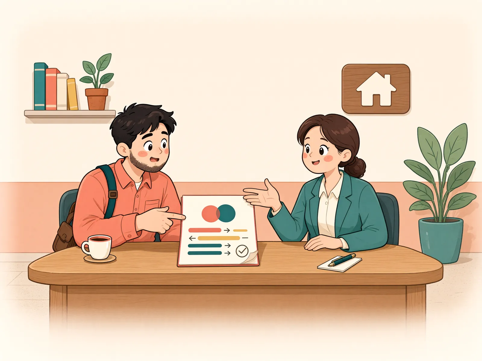 「세 곳에서 받은 월급, 압류 한도는 따로 계산할까?」 상황을 그린 삽화