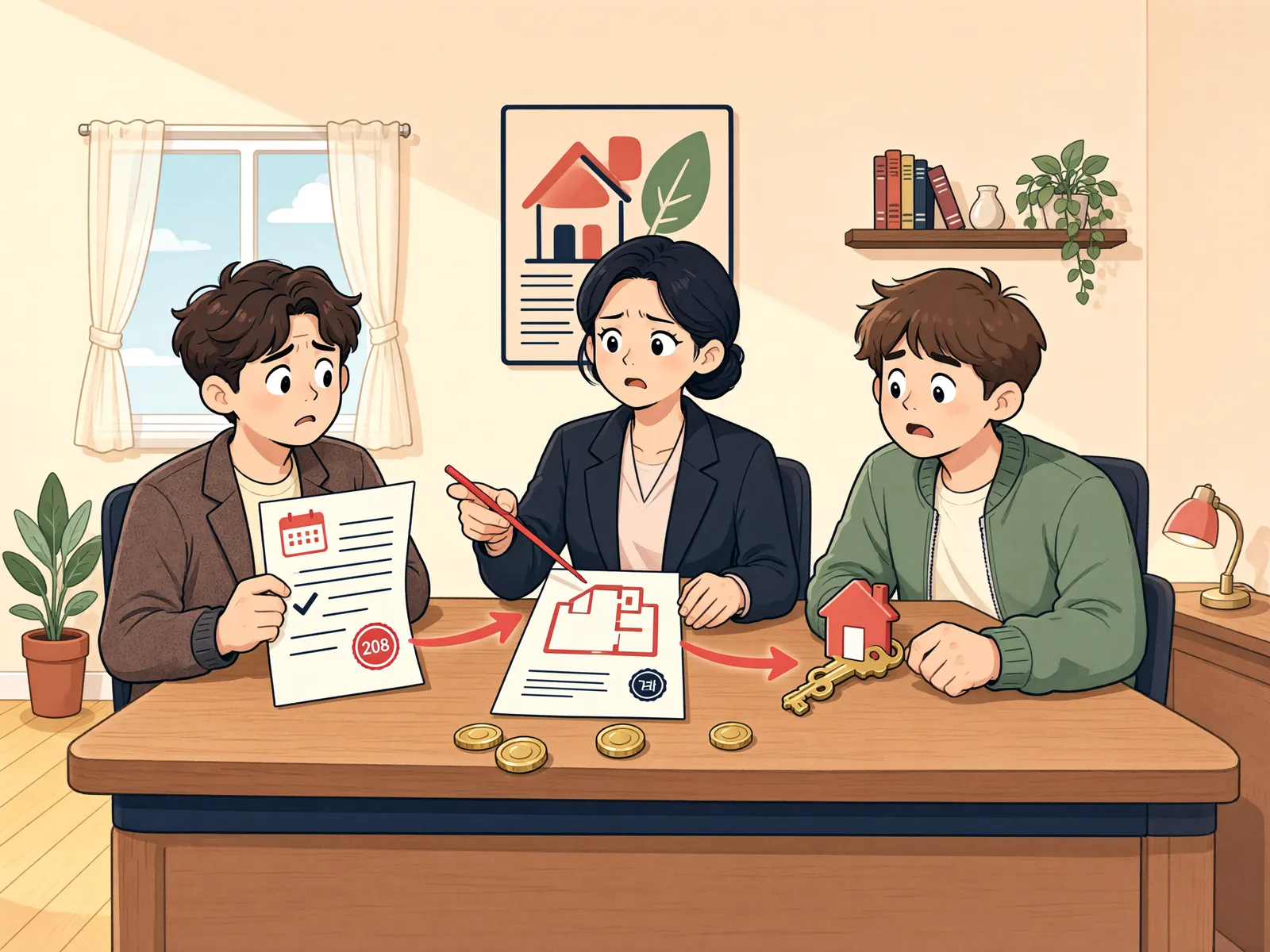 「대여금 만기는 남았는데, 채무자의 채권부터 지킬 수 있을까」 상황을 그린 삽화