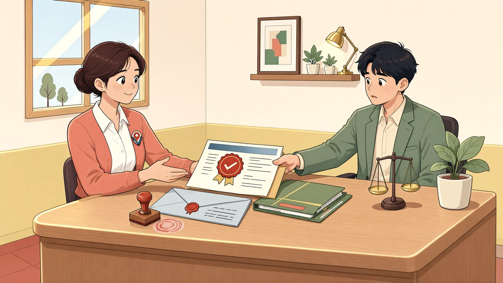 「배당요구 종기 뒤에 낸 지급명령 정본, 늦은 제출로 구제될까」 상황을 그린 삽화