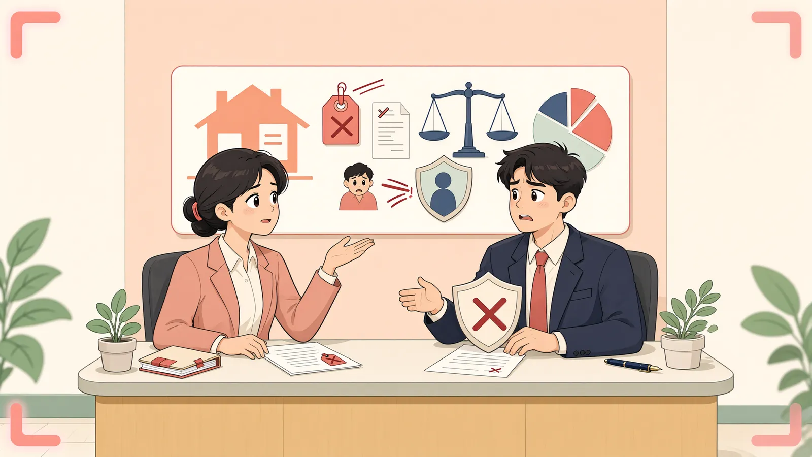 「말소된 근저당권, 배당에서 되살아날까」 상황을 그린 삽화