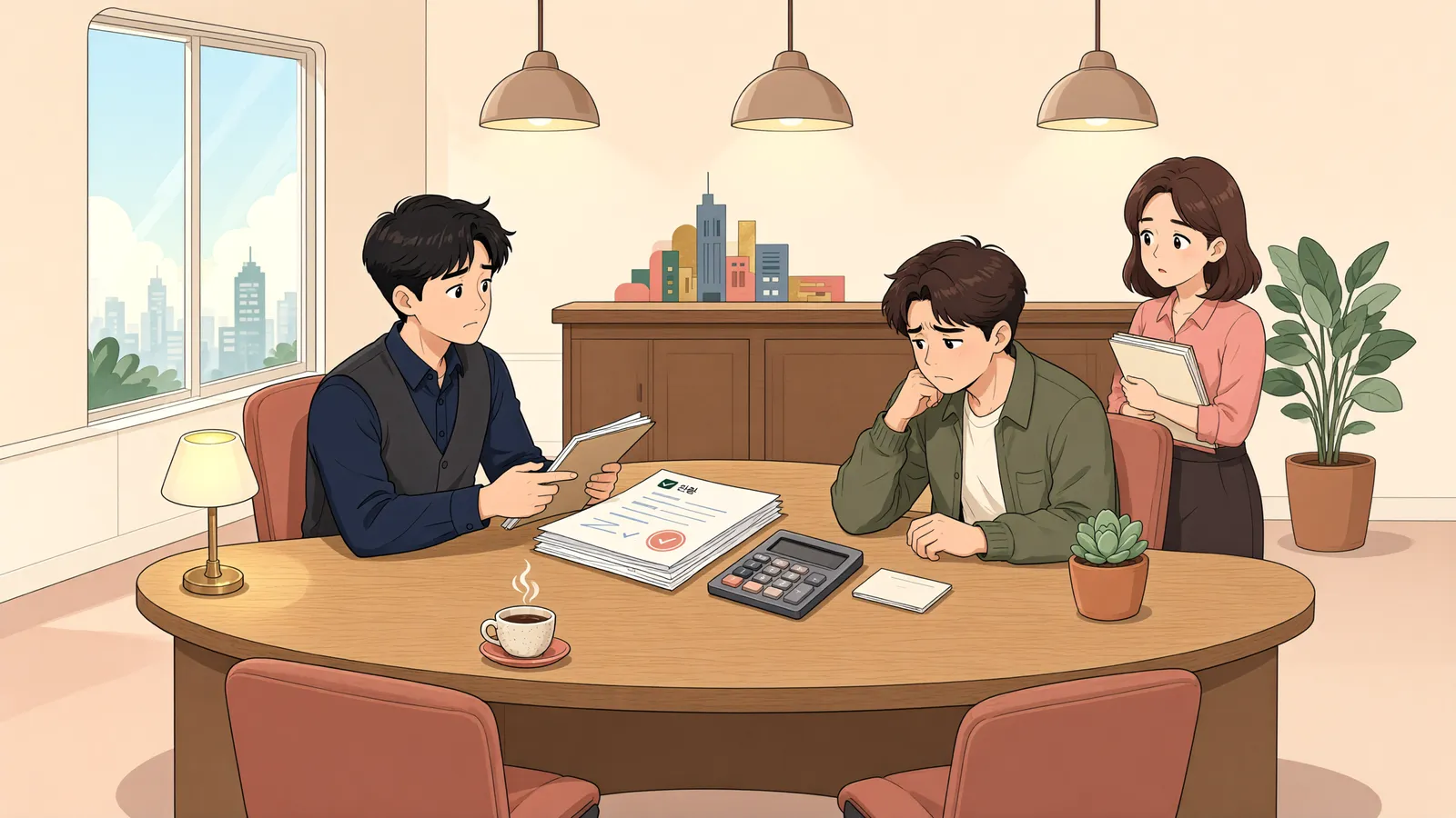 「채무불이행자명부에 올랐다고 시효가 멈출까」 상황을 그린 삽화