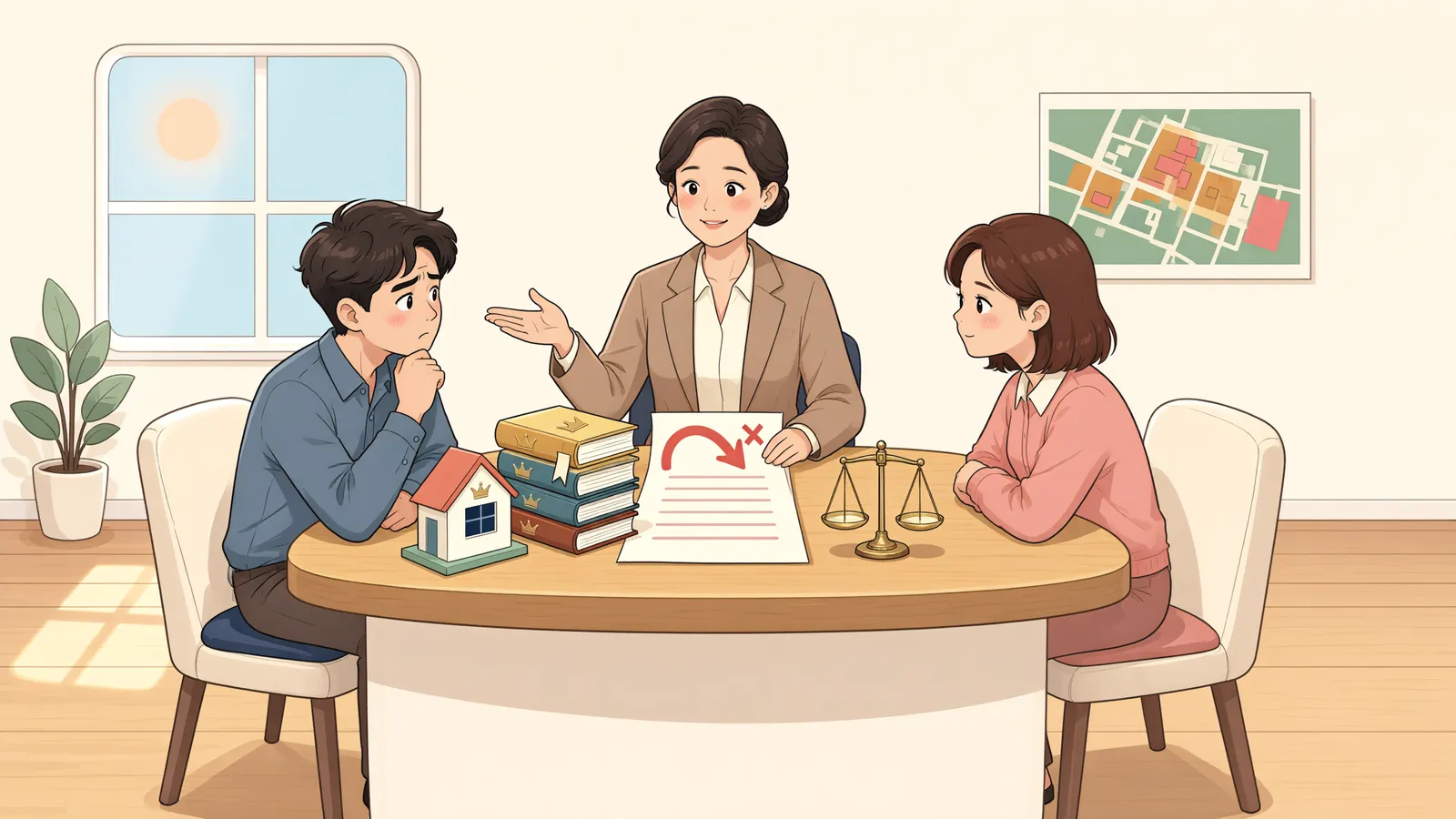 「퇴직급여 채권을 넘겨받았다면, 소액사건 상고도 가능할까」 상황을 그린 삽화