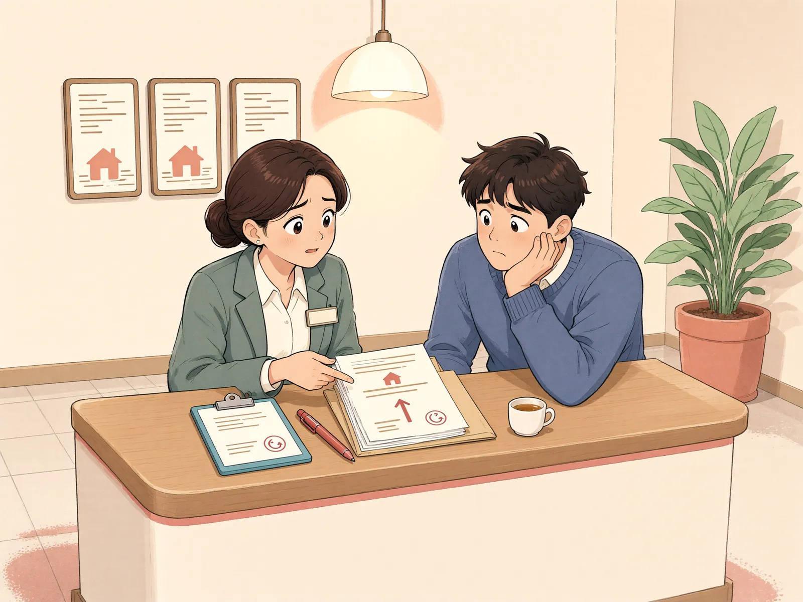 「운영권으로 대신한 땅값, 사정이 달라지면 다시 청구할 수 있을까」 상황을 그린 삽화