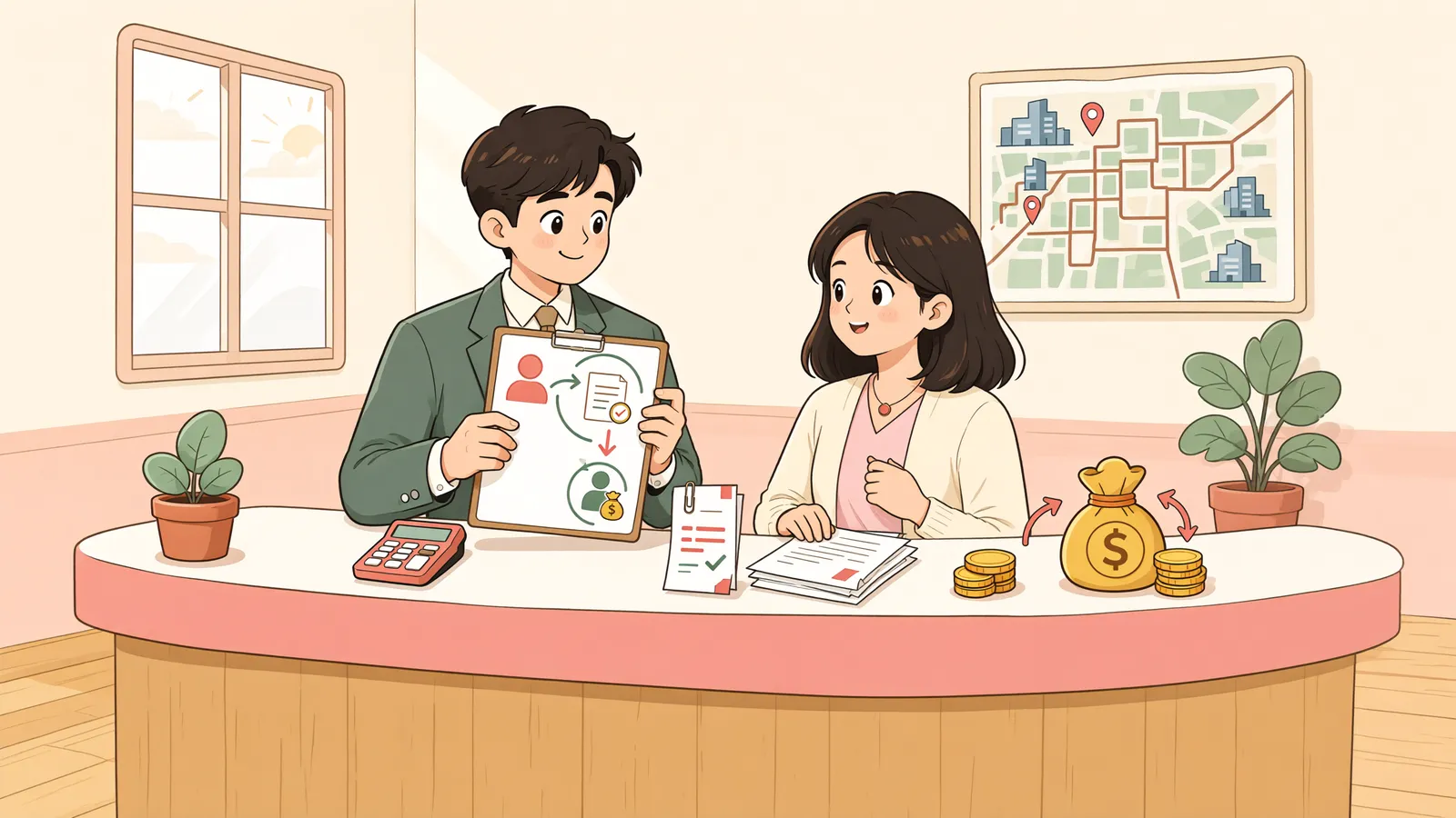 「대위소송에 쓴 비용, 경매비용으로 돌려받을 수 있을까」 상황을 그린 삽화