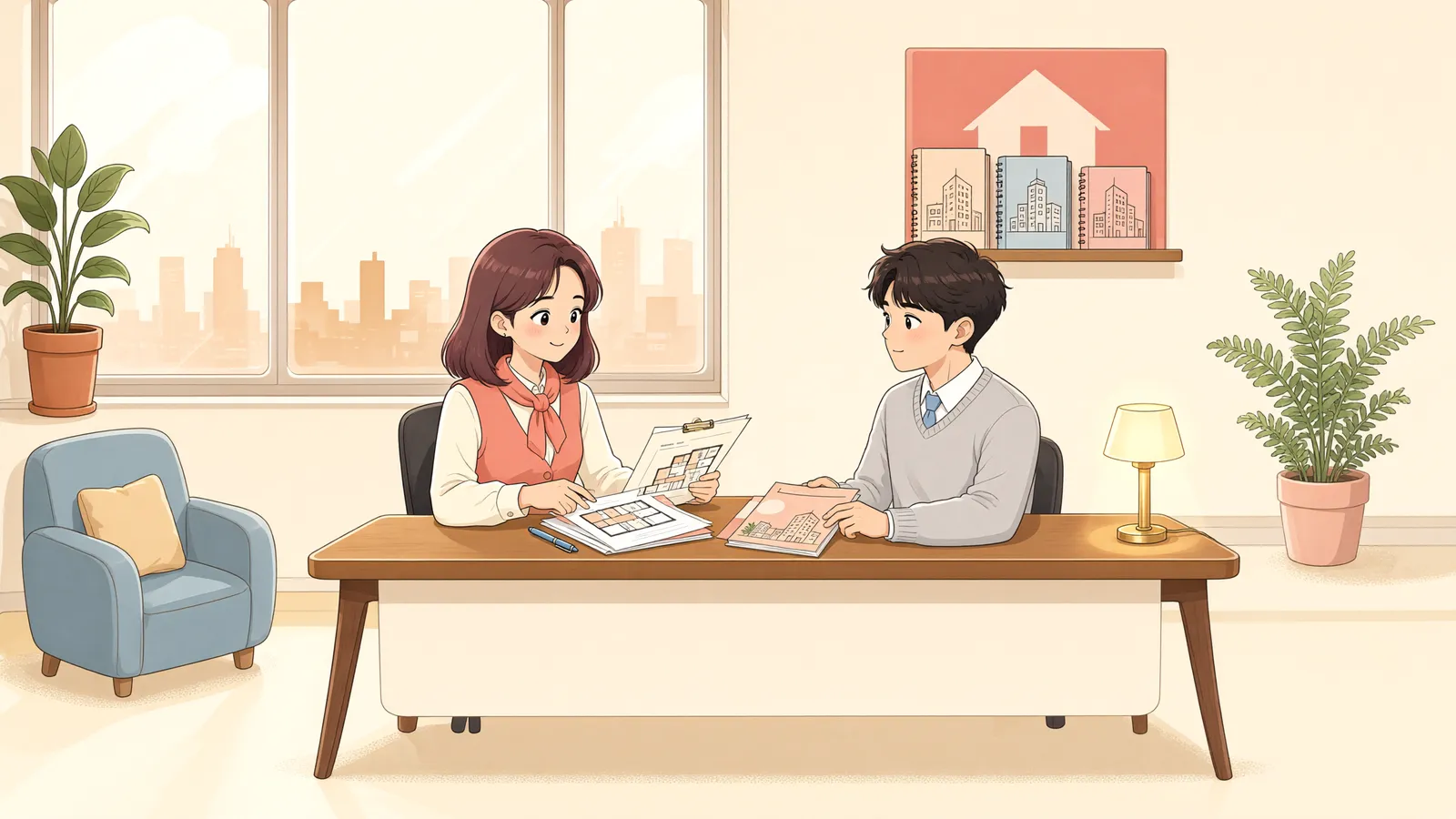 「전속계약금, 이름보다 활동의 실질이 먼저입니다」 상황을 그린 삽화
