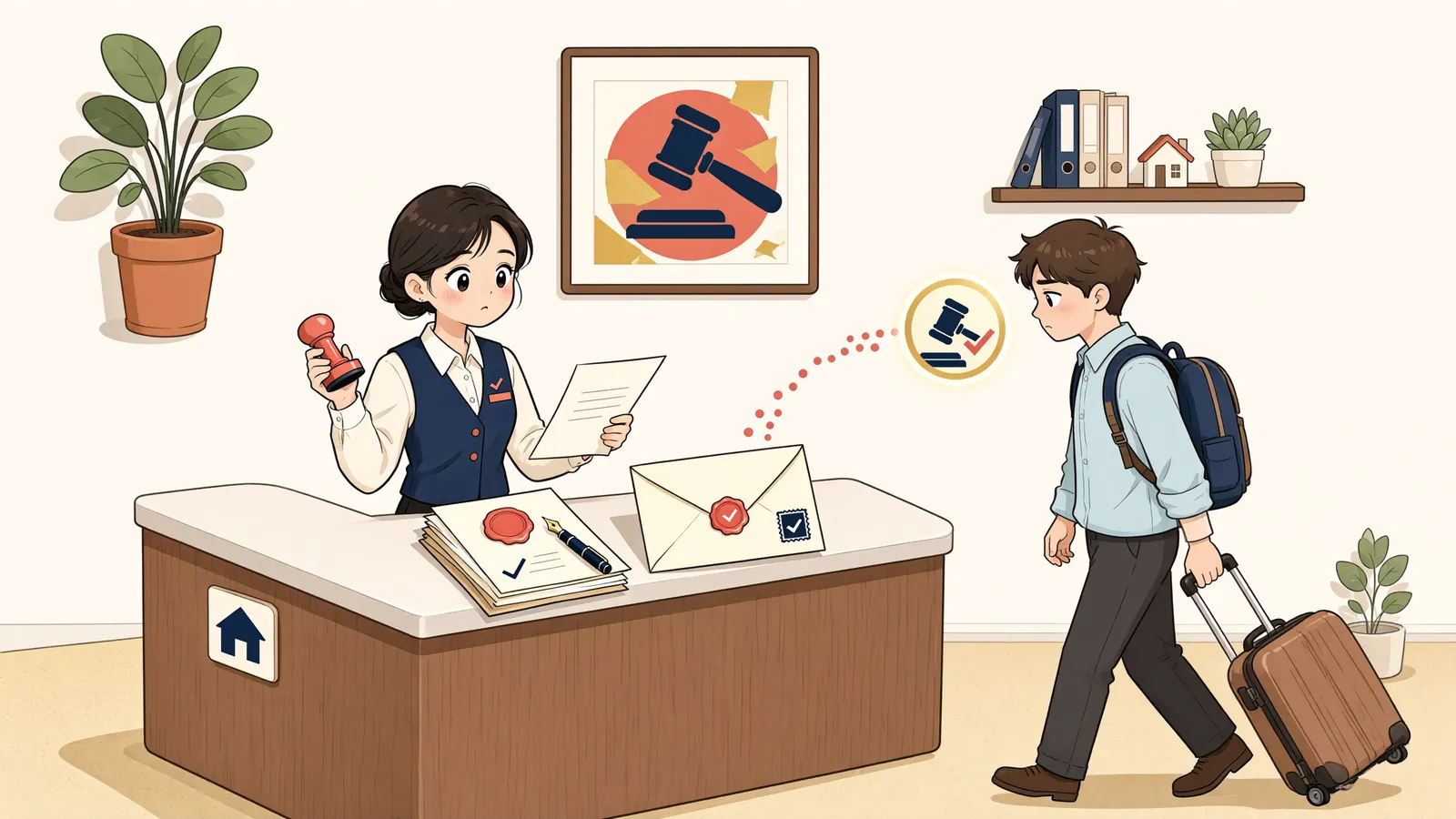 「퇴직 뒤 도착한 전부명령, 빚까지 사라질까」 상황을 그린 삽화
