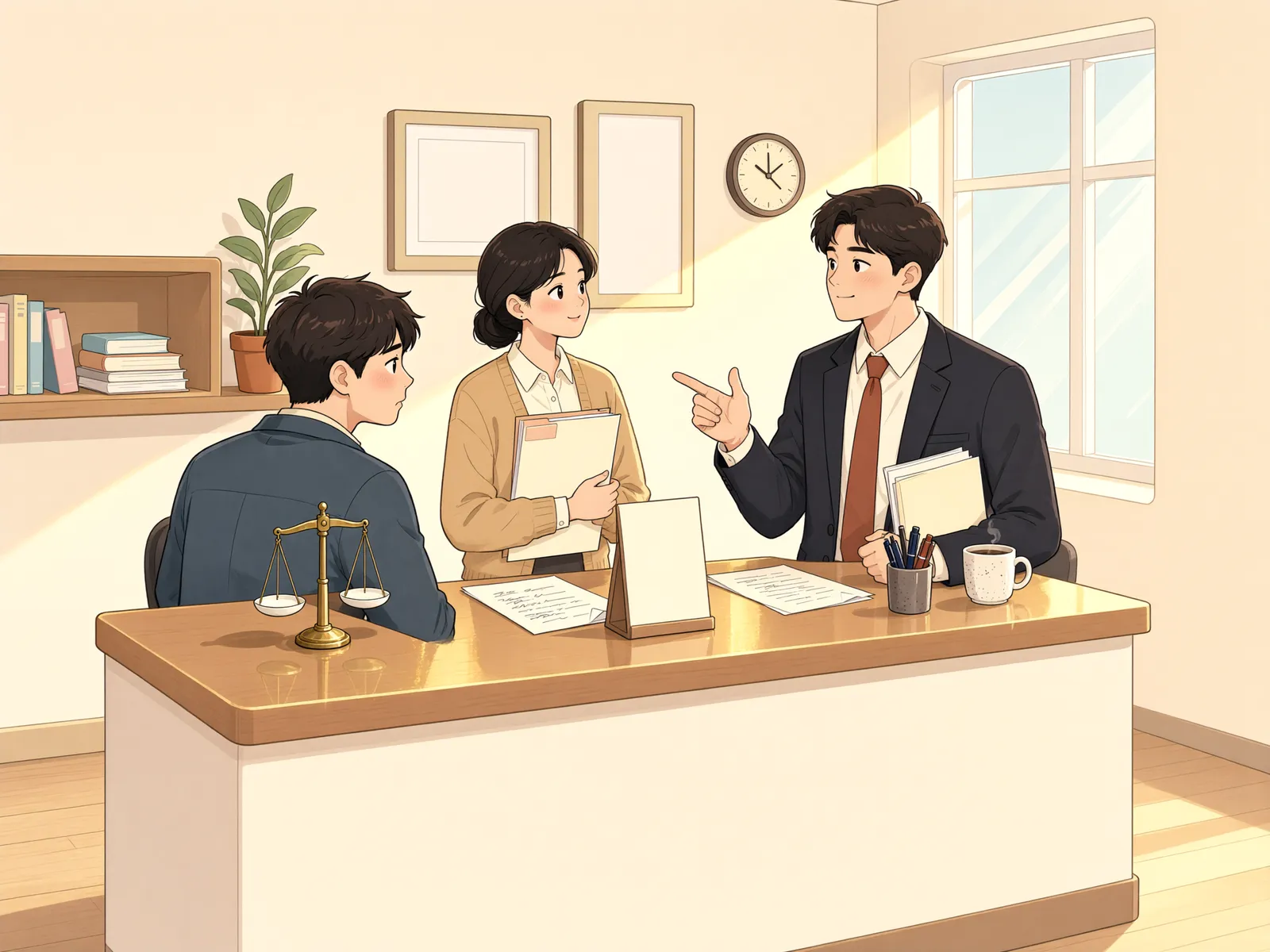 「등기 담당자가 알았으면, 국가도 안 걸까?」 상황을 그린 삽화