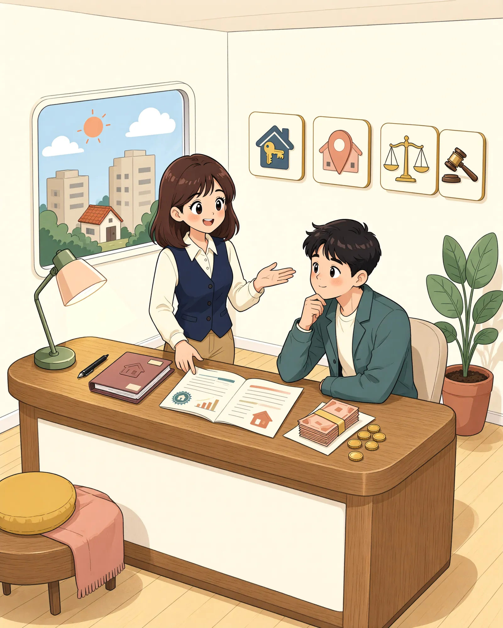 「가압류 담보공탁금, 돌려받으려면 ‘취소 절차’부터」 상황을 그린 삽화