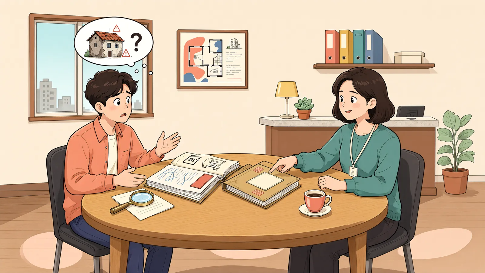 「대장 이름만 바꾸면 끝일까」 상황을 그린 삽화