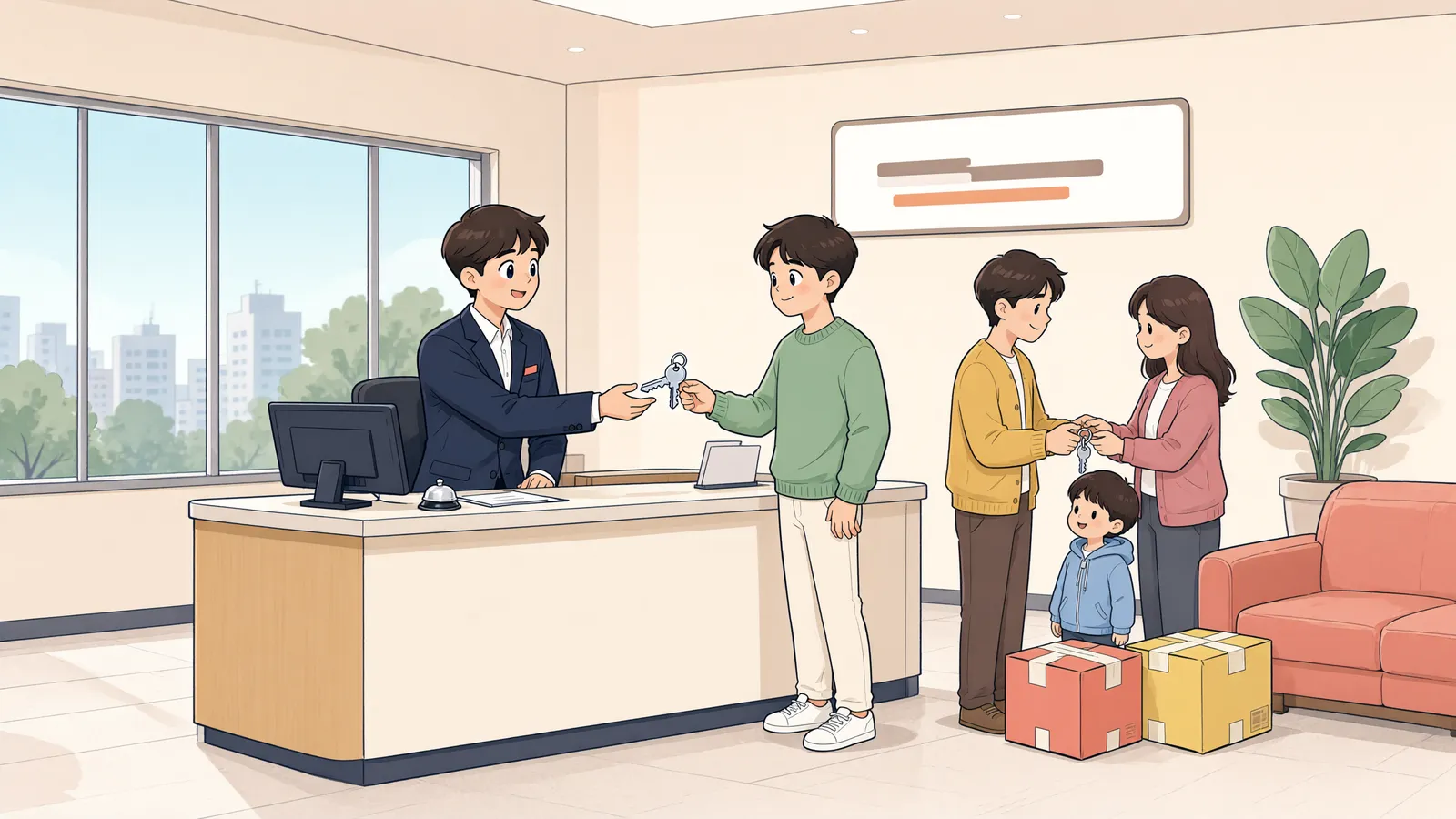 「내가 직접 안 했으니 계약 취소? 도급인의 오해」 상황을 그린 삽화