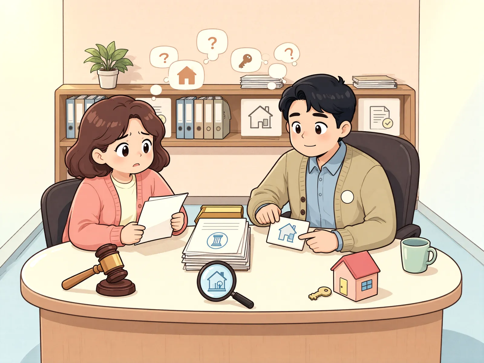 「경매 통지를 못 받은 임차인, 매각허가결정에 항고할 수 있을까」 상황을 그린 삽화