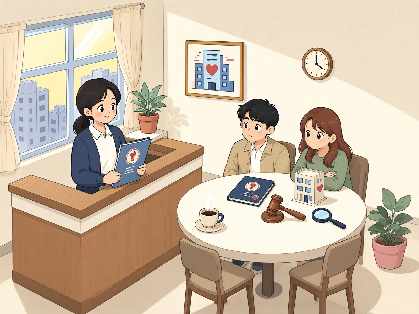 「임차권등기, 경매개시 뒤에 됐어도 이해관계인일까?」 상황을 그린 삽화