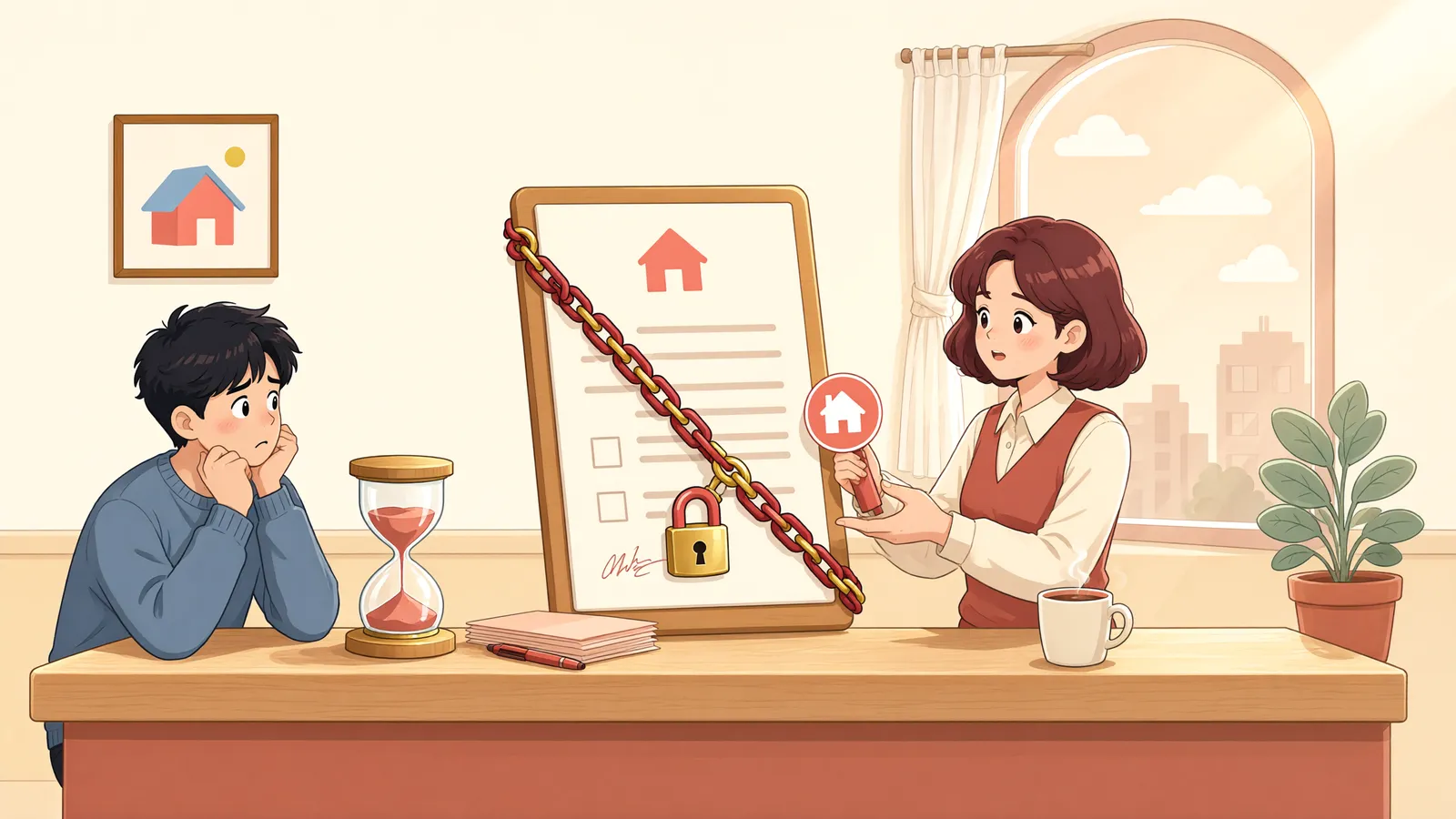 「압류 뒤에 생긴 추가 물품대금, 기존 압류로 묶일까?」 상황을 그린 삽화