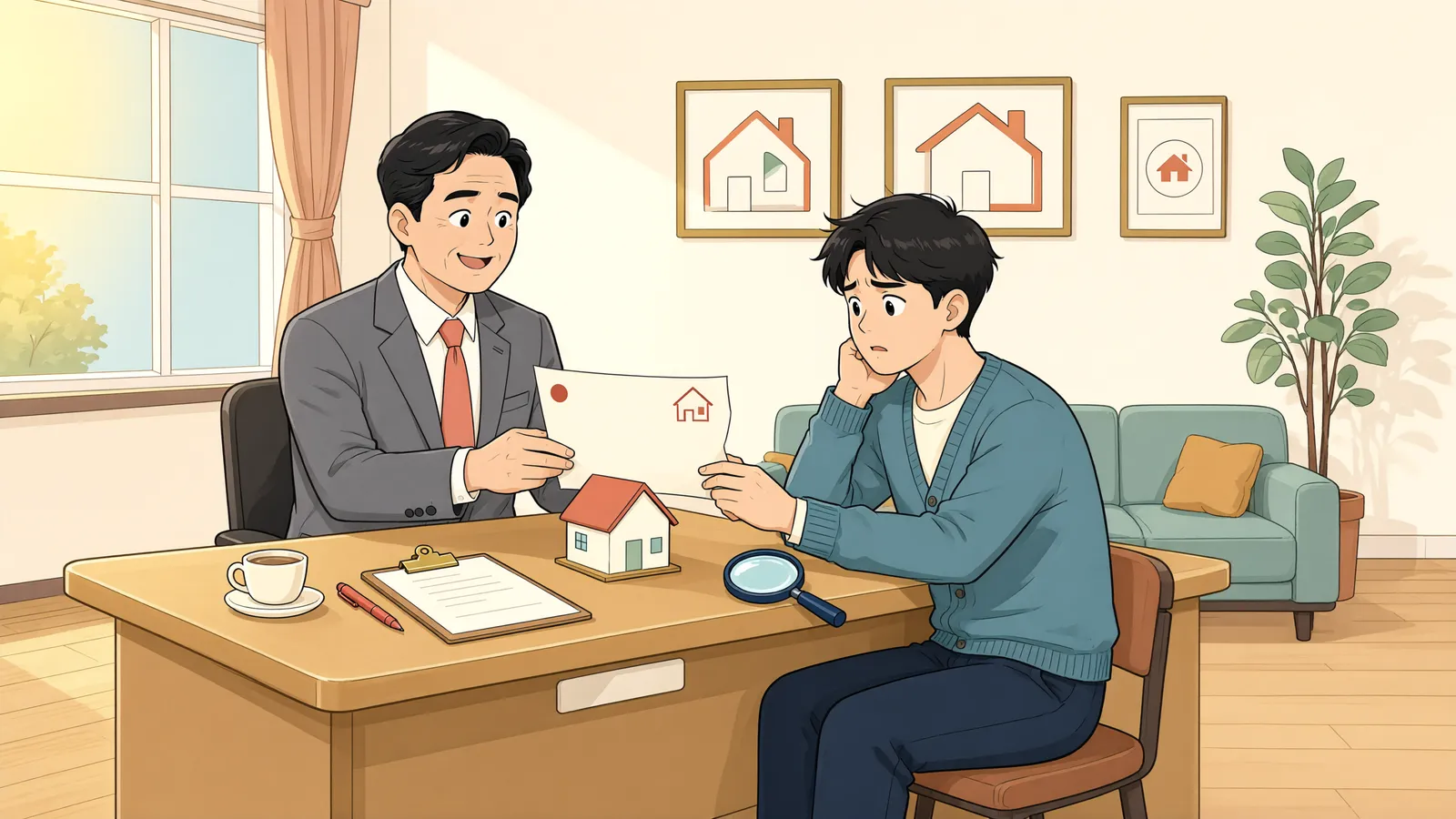 「경매 뒤 넘겨받은 점유, 매수인에게 유치권을 주장할 수 있을까」 상황을 그린 삽화