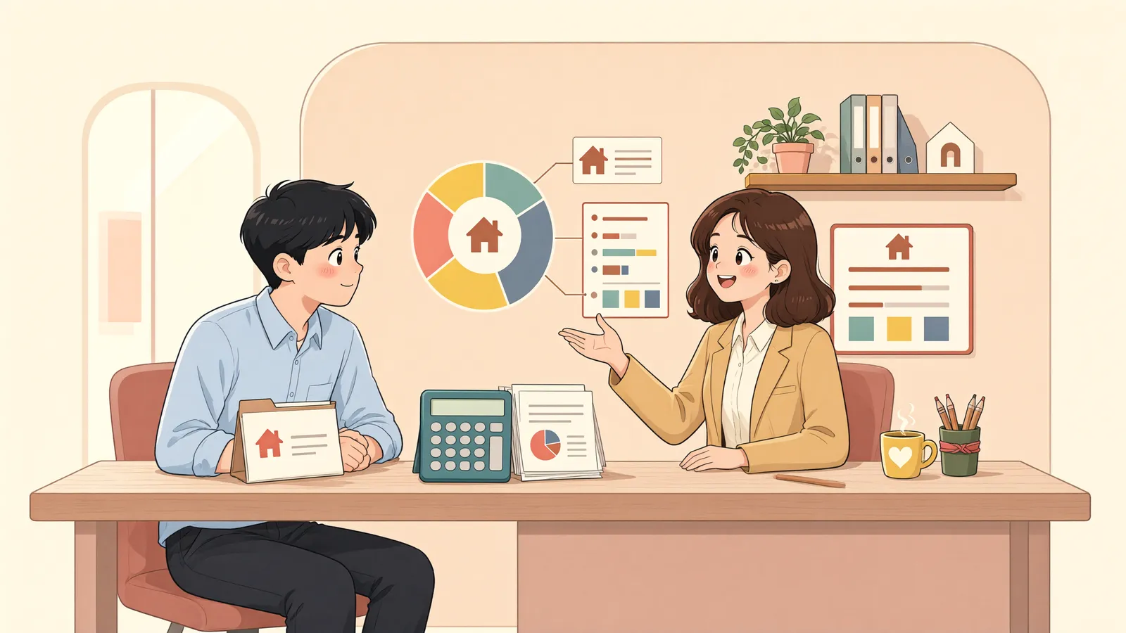 「유증을 먼저 돌려받는 유류분 반환」 상황을 그린 삽화